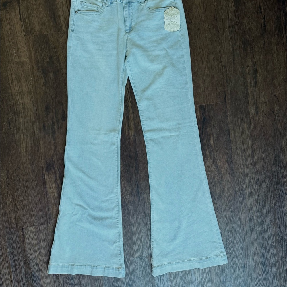 Altar'd State Sky Blue Flare Jeans